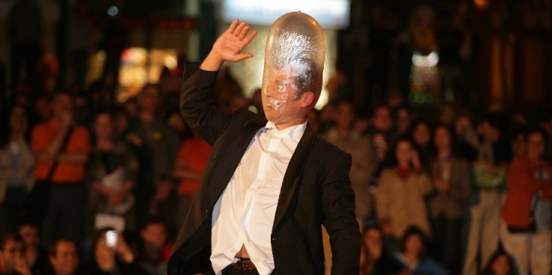 La V Muestra de Teatro Urbano de Santa Lucia, atrae a compa��as de Chile y Barcelona