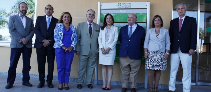 Br�gida Mendoza visita el Centro de Salud y el Hospital San Roque Maspalomas