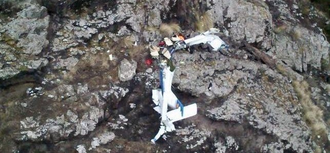Rescatados los cuerpos de los fallecidos en el accidente de avioneta