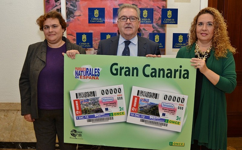 Los Parques Naturales de Pilancones y Tamadaba, ser�n im�gen de la ONCE