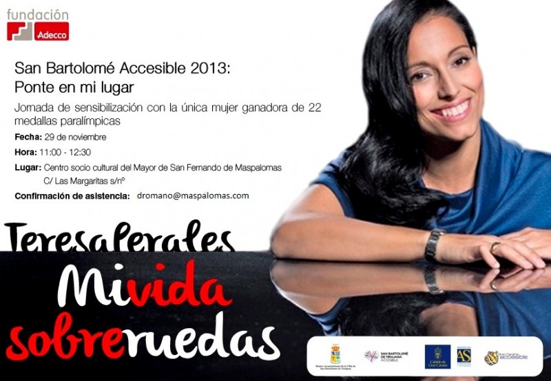 San Bartolom� Accesible 2013, Ponte en mi lugar celebra una Jornada de Sensibilizaci�n 