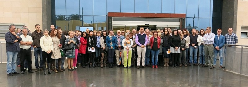 Protestan  para defender las competencias de los ayuntamientos