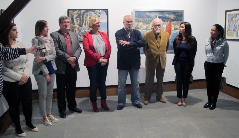 Los Manrique de Lara exponen  su arte ir�nico en Maspalomas