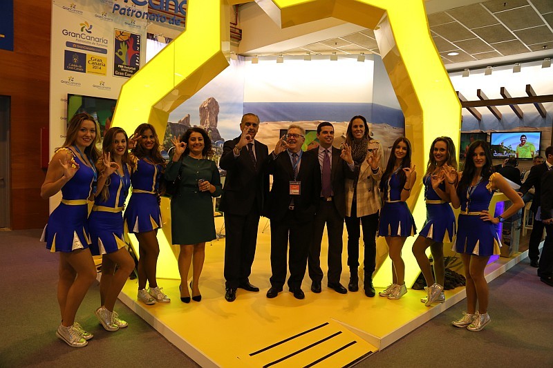 Gran Canaria se promociona en Fitur como sede del Mundobasket  2014