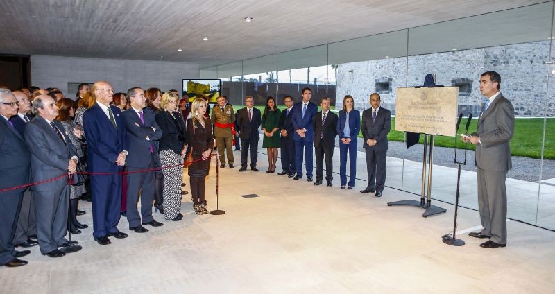 Los Pr�ncipes de Asturias inauguran el Museo de Sitio Castillo de La Luz