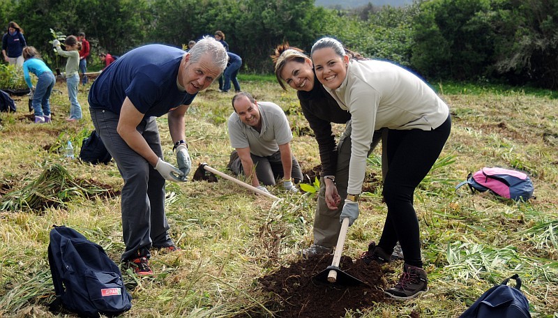 SPAR Gran Canaria llena de verde el campo de Osorio