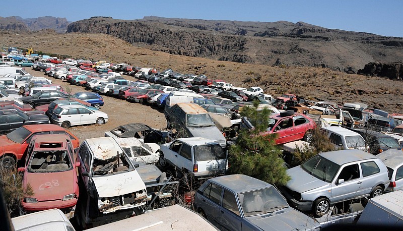 Maspalomas reciclara 129 veh�culos como residuos urbanos