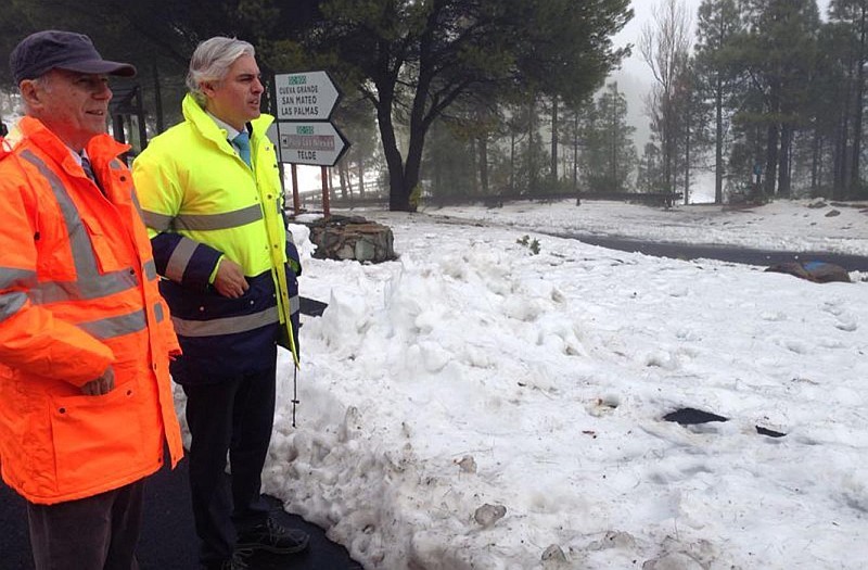 El Cabildo mantiene cerradas cinco carreteras y todas sus �reas recreativas