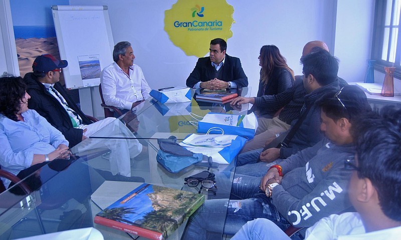 Cineastas de Bollywood visitan Maspalomas