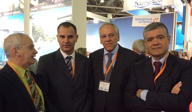 Maspalomas y Mog�n se promocionan en la MITT de Mosc�