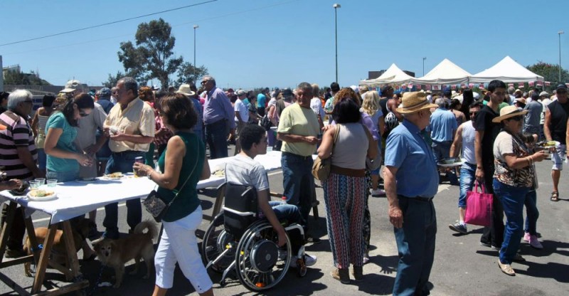 Santa �gueda clausur� sus fiestas asando 600 kilos de chicharros