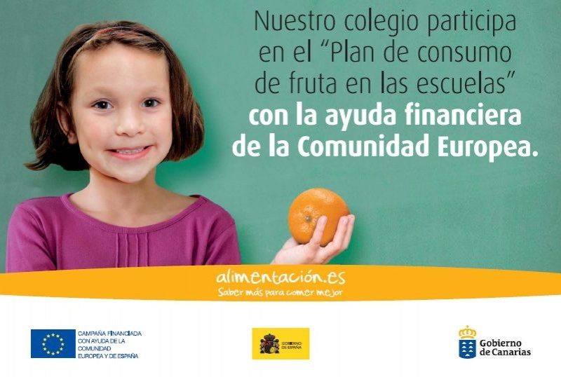 El Gobierno de Canarias transmite a 52.000 escolares la importancia del consumo de fruta 