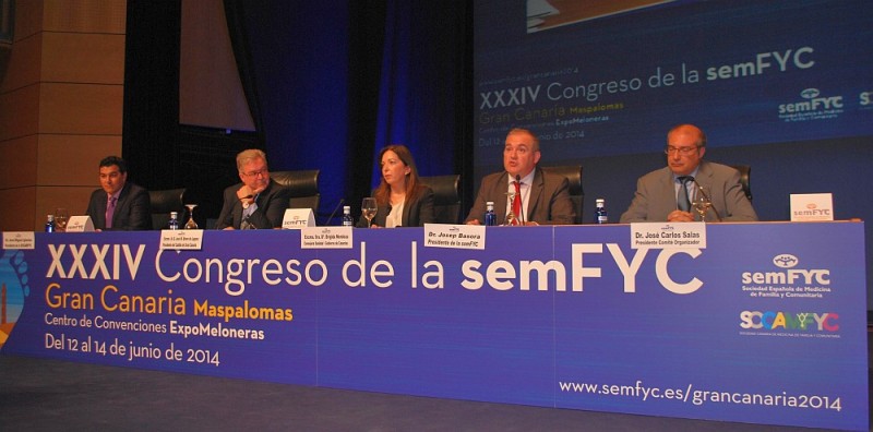 Br�gida Mendoza inaugura el 34 congreso de la Sociedad Espa�ola de Medicina de Familia y Comunitaria 