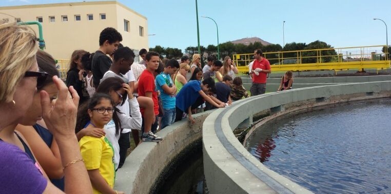 El IES Mesa y L�pez descubre los planes sostenibles de Santa Luc�a 