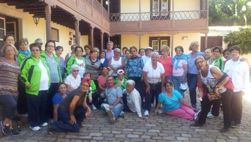 Los mayores de Tirajana convivieron en Osorio