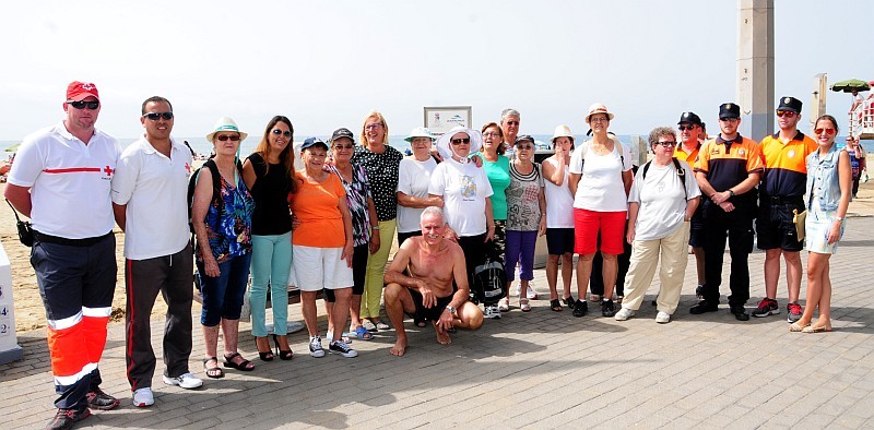 II Caminata Solidaria de mayores en Maspalomas
