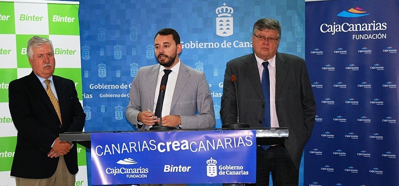 Gobierno, Binter y CajaCanarias promueven la movilidad de artistas canarios entre islas
