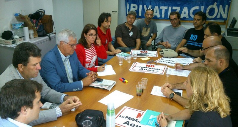 CC luchar� con los trabajadores de AENA para evitar la privatizaci�n