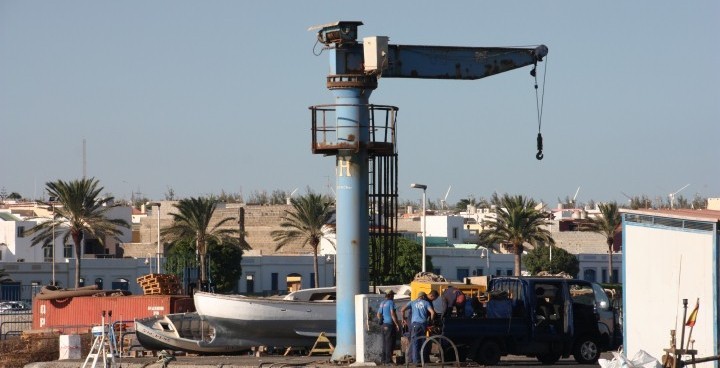 El puerto de Castillo del Romeral dispondr� de una nueva gr�a
