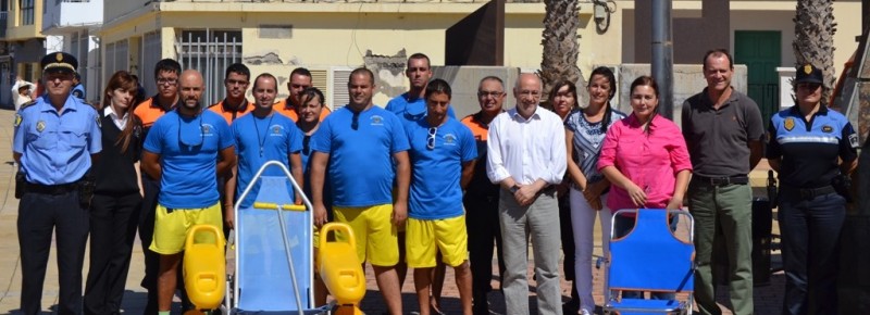 Ag�imes finaliza el servicio preventivo de playas verano 2014
