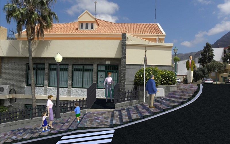 El Cabildo comienza las expropiaciones para las obras en la GC-200 a su paso por el casco de Mog�n