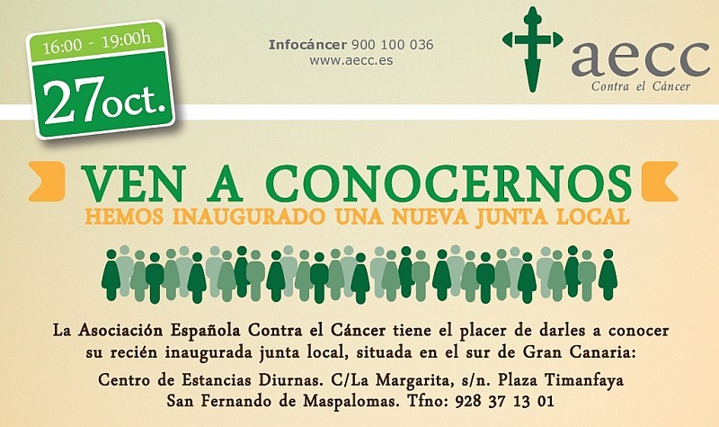 La AECC se da a conocer este lunes en El Tablero