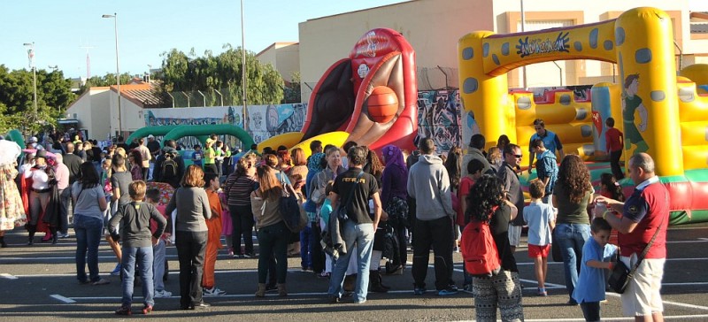 Maspalomas ameniza la llegada de los Reyes Magos con un ludo parque infantil