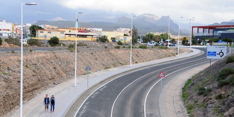 Terminada la obra del enlace peatonal entre El Tablero y Sonnenland