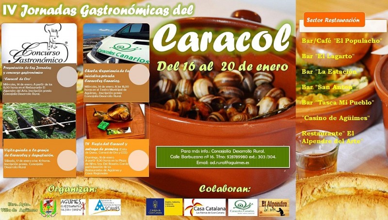 Ag�imes presenta las IV Jornadas Gastron�micas del Caracol 