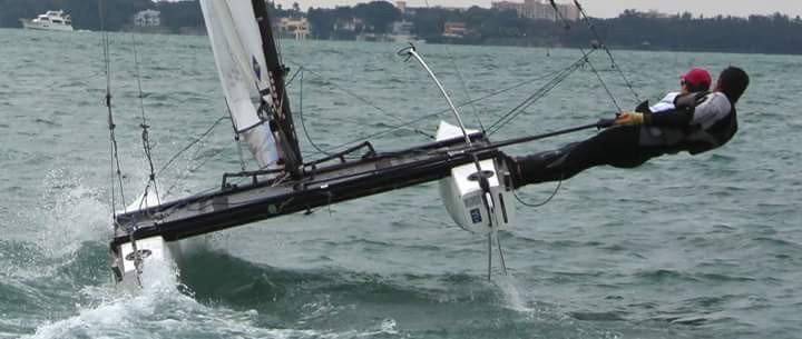 Tara Pacheco y Fernando Chavarri  5� en Estados Unidos en la clase Nacra 17 de vela