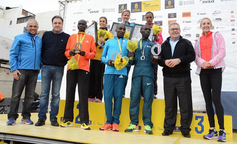El keniata Pharis Kimani vencedor de la Disa Gran Canaria Marat�n