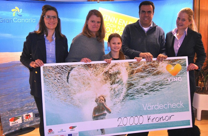 Melchor Cam�n cierra en Estocolmo la campa�a de promoci�n del tomate canario 