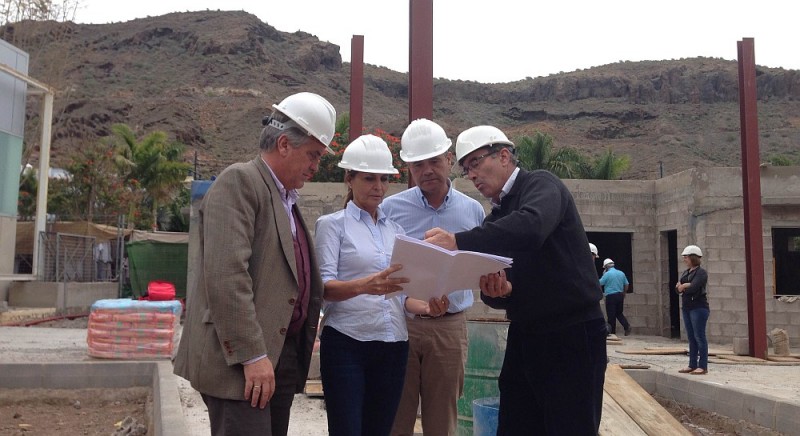 La parada de Playa de Mog�n estar� finalizada en dos meses