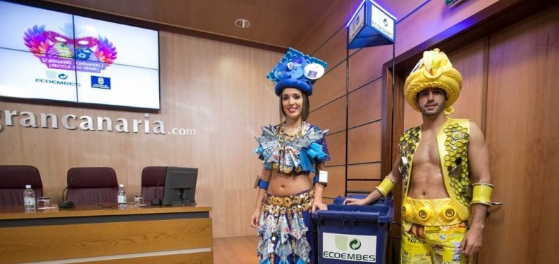 El reciclaje se convierte en protagonista durante el Carnaval