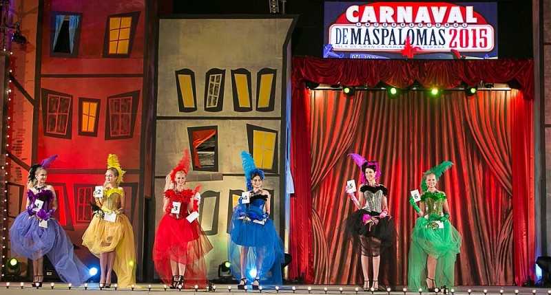 Maspalomas inicia su espect�culo Cancanavalero de los felices a�os 20