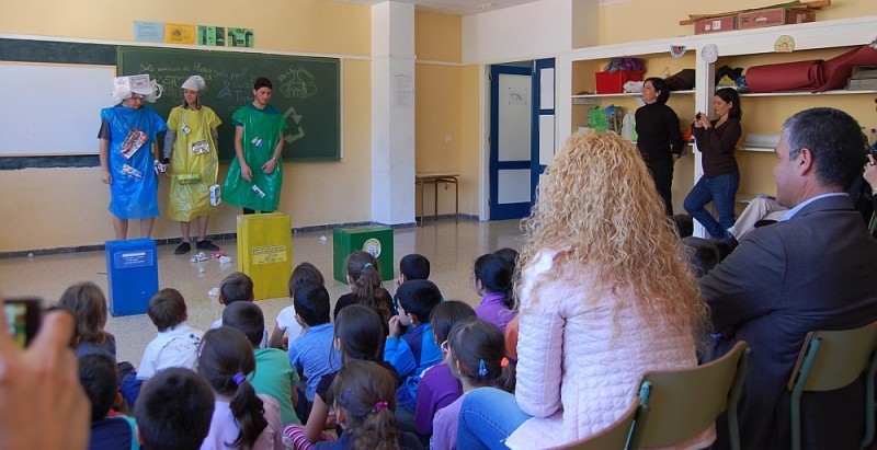 Los colegios de Mog�n participan en el proyecto Eco-escuelas