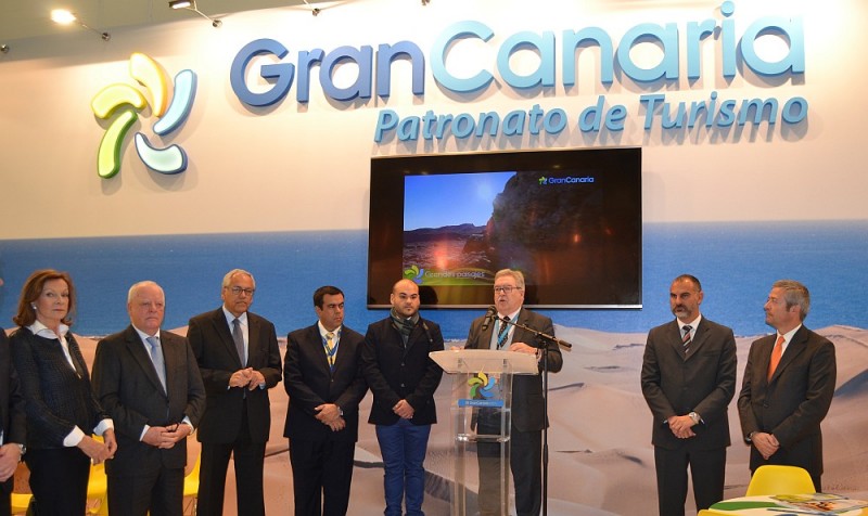 Bravo de Laguna resalta el liderazgo de Gran Canaria en turismo alem�n durante la inauguraci�n de la ITB de Berl�n