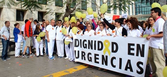 La huelga en los servicios de Urgencias transcurre sin incidencias