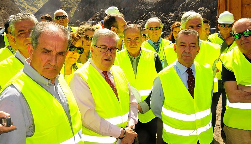 Rivero anuncia que el tramo El Risco-La Aldea estar� concluido en agosto de 2016