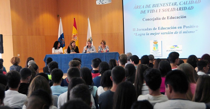 M�s de 300 alumnos participan en  las II Jornadas de Educaci�n Positiva en Maspalomas
