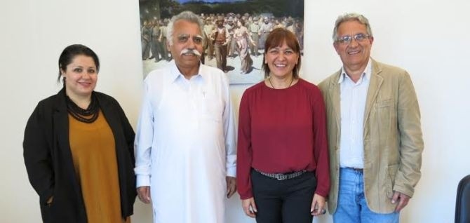 Santa Luc�a recibe a Ehsan Ullah Khan, el hombre que liber� al ni�o esclavo Iqbal Masih