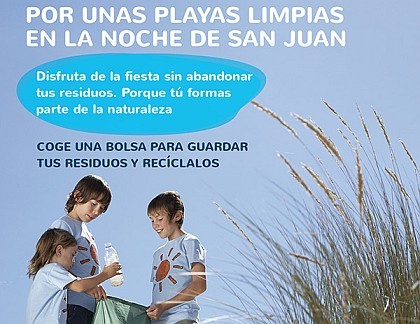 Paisaje Limpio lanza la campa�a �Por unas playas limpias en la noche de San Juan� 