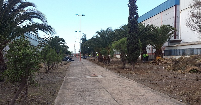 El Pol�gono Industrial de Arinaga mejora su imagen