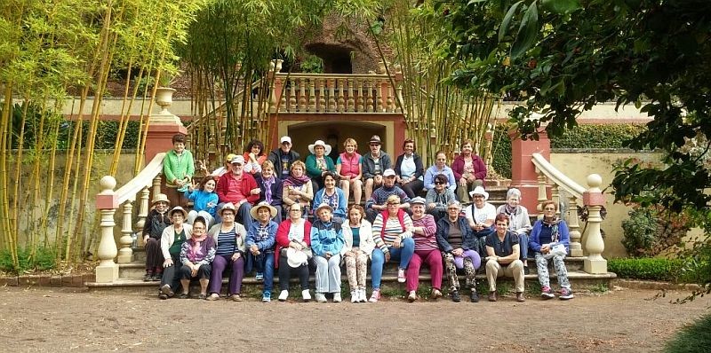 Mayores de Santa Luc�a disfrutan de la naturaleza en Osorio