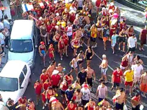 La bajada de La Rama mantiene su recorrido tradicional 