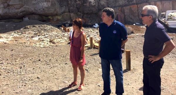 Onalia Bueno se propone rehabilitar la costa moganera 