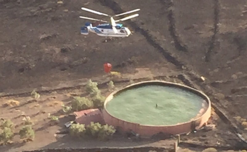 Estabilizado incendio de Santa Luc�a