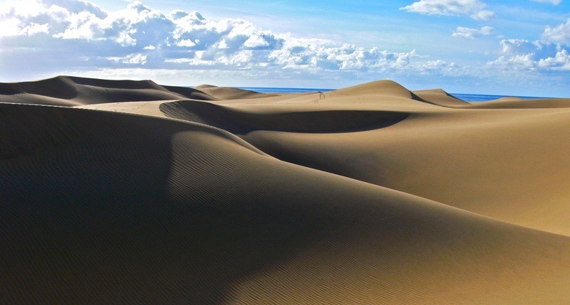 Las dunas de Maspalomas escenario de un videoclip hip-rap