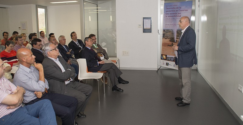 Celestino Garc�a �Seremos el hazmerre�r si no aprovechamos la geotermia�