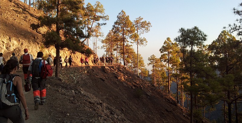 San Bartolom� Camina  organiza una ruta nocturna  para ver la lluvia de estrellas